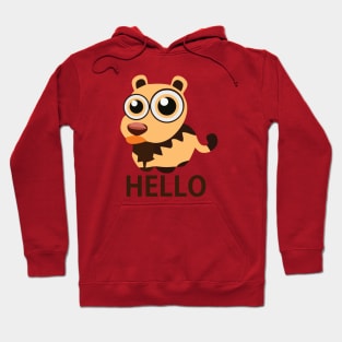 Funny Animal Hello Hoodie